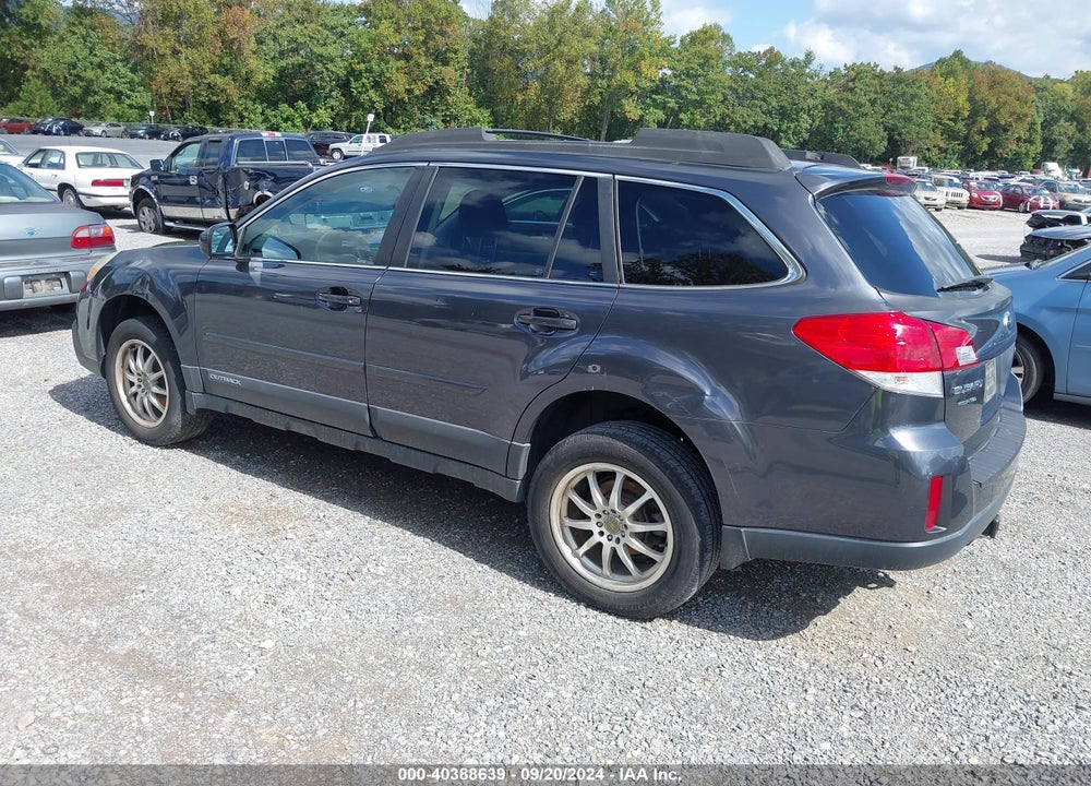 2013 SUBARU OUTBACK 2.5I PREMIUM VIN: 4S4BRBCC6D3210747