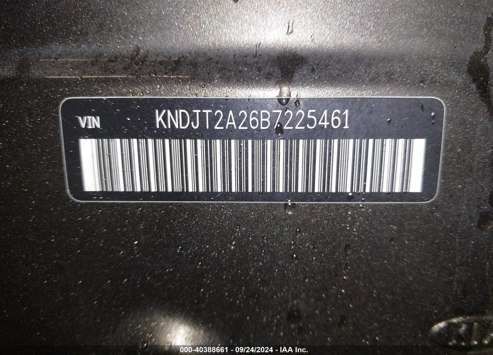 2011 KIA SOUL VIN: KNDJT2A26B7225461