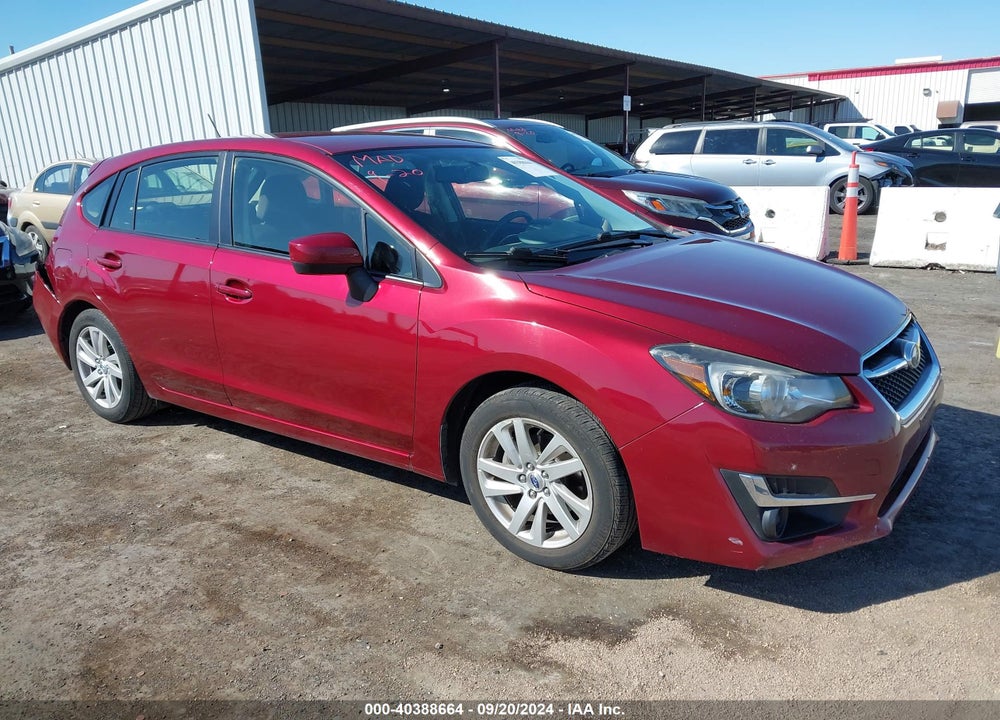 2015 SUBARU IMPREZA 2.0I PREMIUM VIN: JF1GPAC67F8305625