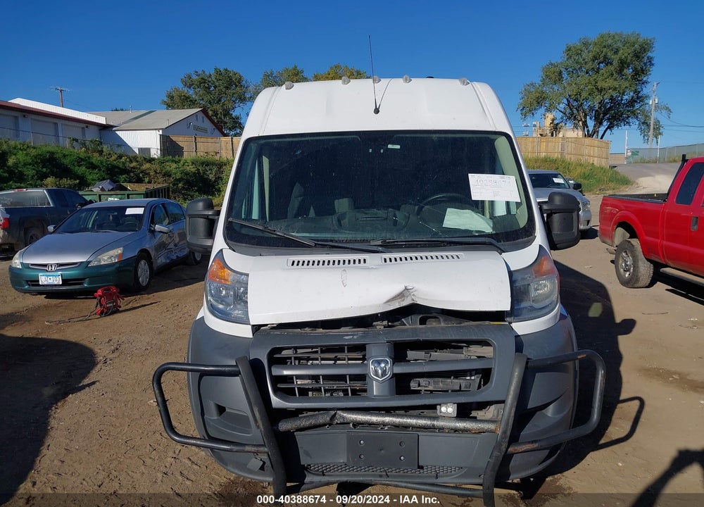 2017 RAM PROMASTER 3500 CARGO VAN HIGH ROOF 159 WB EXT VIN: 3C6URVJG4HE530949