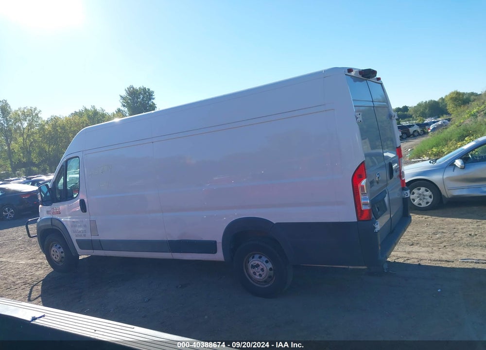 2017 RAM PROMASTER 3500 CARGO VAN HIGH ROOF 159 WB EXT VIN: 3C6URVJG4HE530949