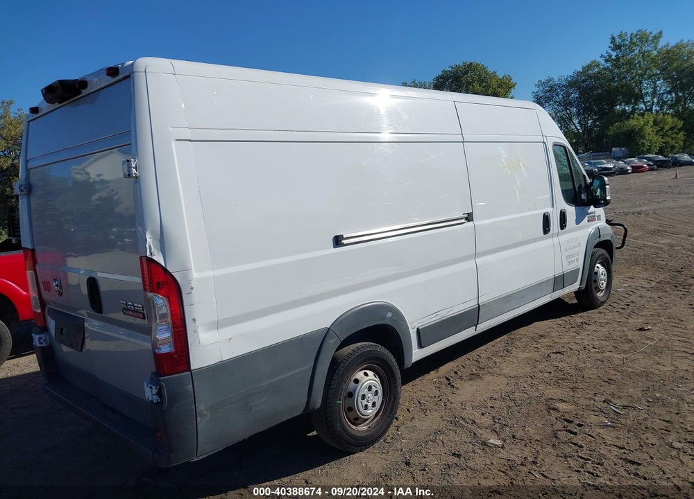 2017 RAM PROMASTER 3500 CARGO VAN HIGH ROOF 159 WB EXT VIN: 3C6URVJG4HE530949