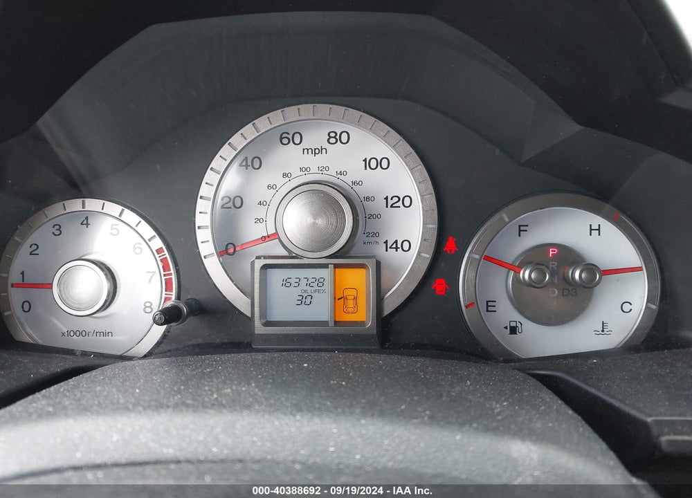 2009 HONDA PILOT LX VIN: 5FNYF48299B028733