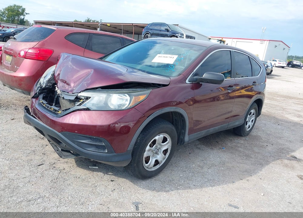 2014 HONDA CR-V LX VIN: 5J6RM4H37EL036561