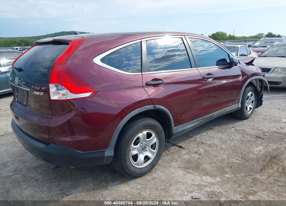 2014 HONDA CR-V LX VIN: 5J6RM4H37EL036561