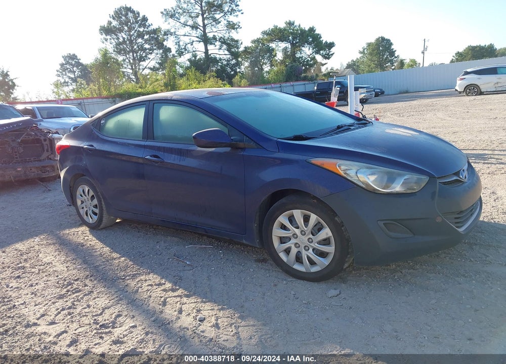 2012 HYUNDAI ELANTRA GLS VIN: 5NPDH4AE8CH091439