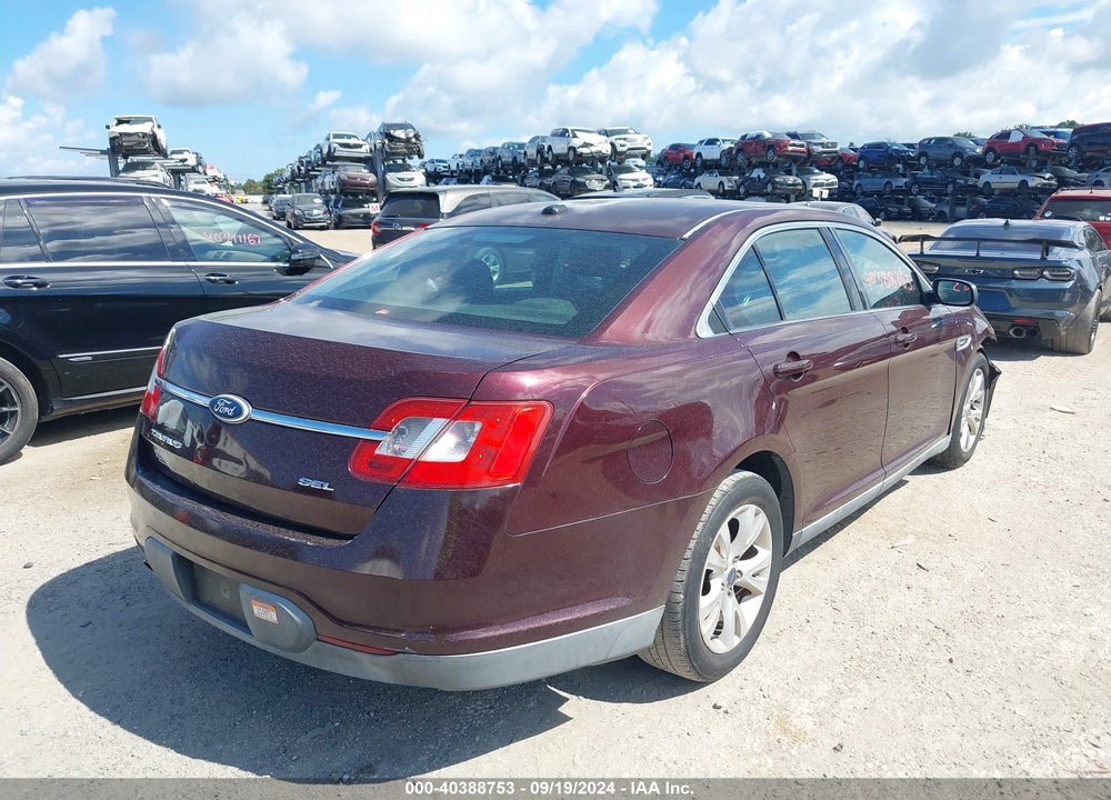2011 FORD TAURUS SEL VIN: 1FAHP2EW7BG156124