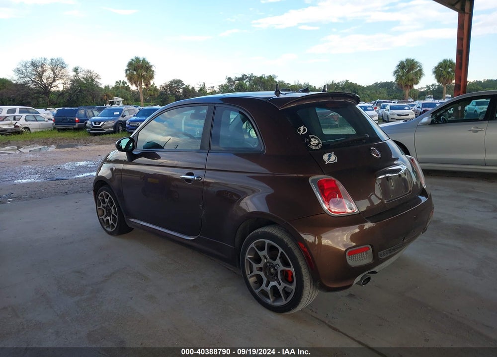 2012 FIAT 500 VIN: 3C3CFFBRXCT183946