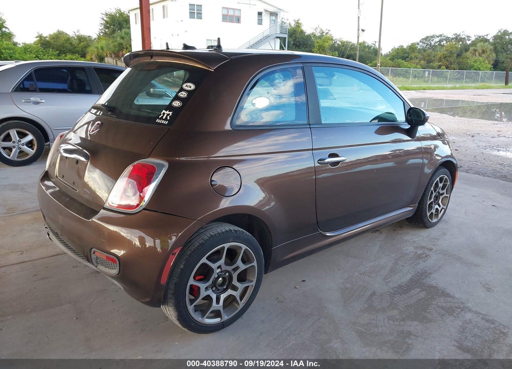2012 FIAT 500 VIN: 3C3CFFBRXCT183946