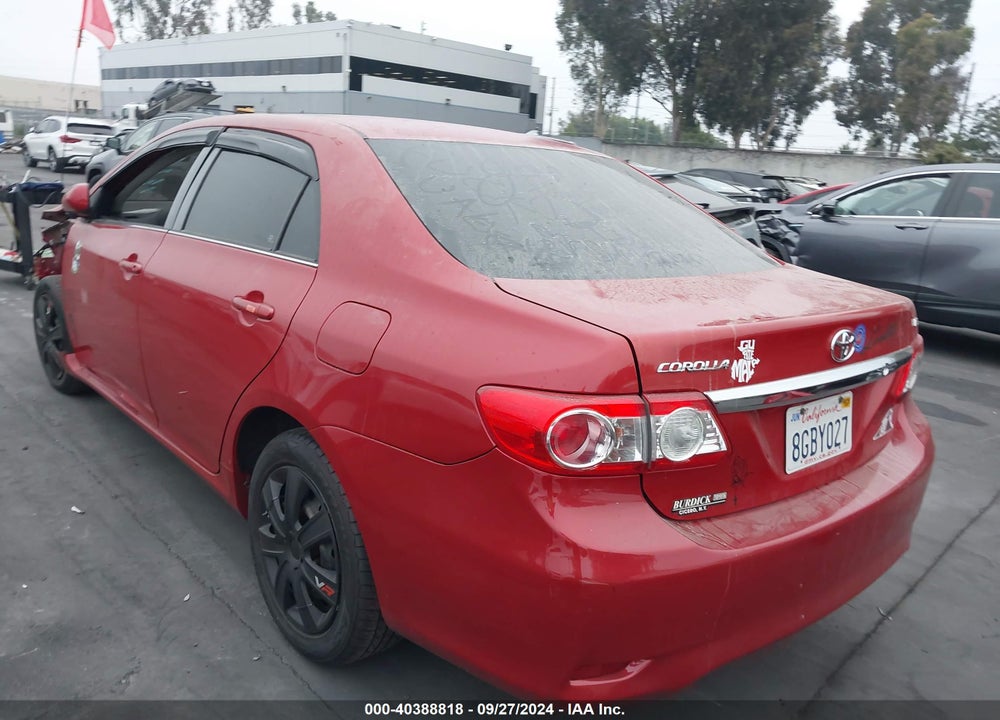 2013 TOYOTA COROLLA LE VIN: 2T1BU4EE2DC988208