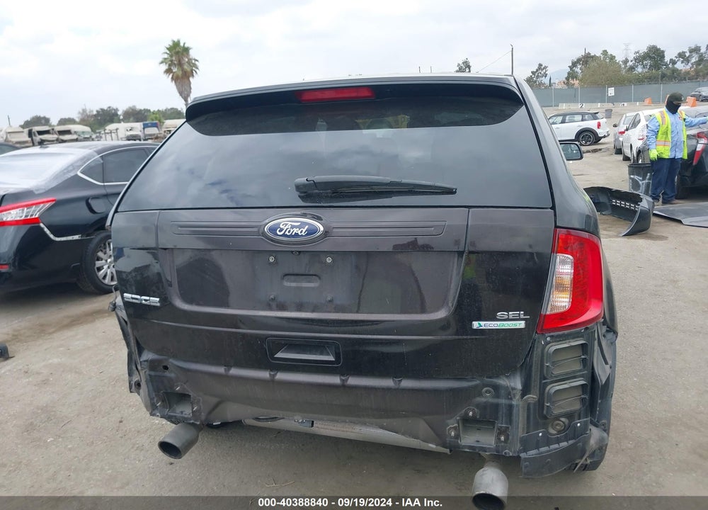 2013 FORD EDGE SEL VIN: 2FMDK3J94DBB06574