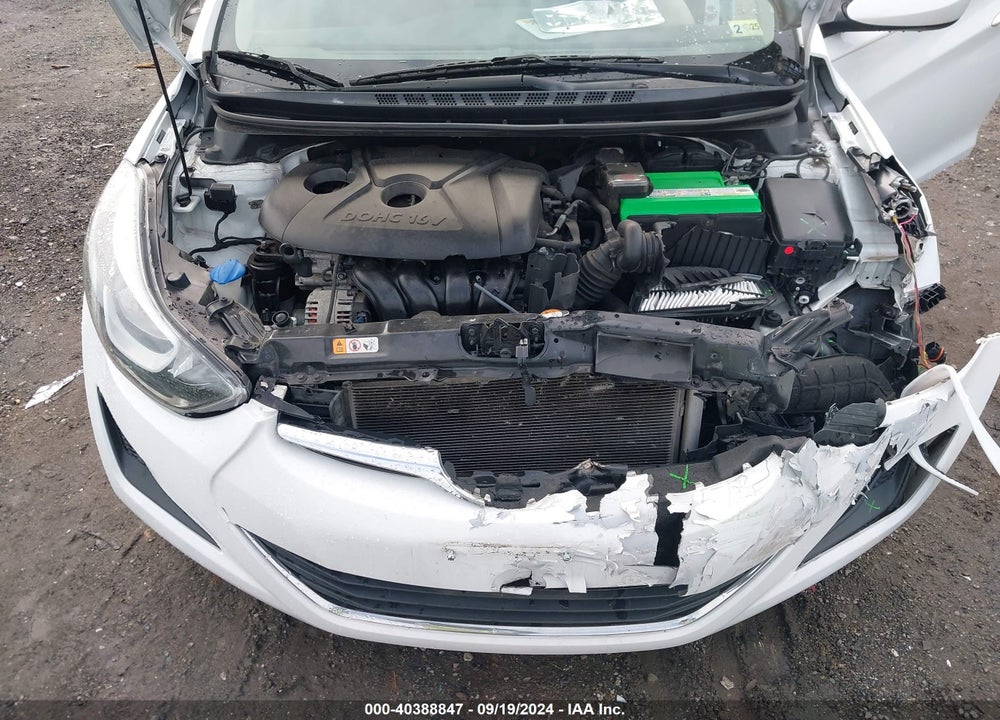 2016 HYUNDAI ELANTRA SE VIN: 5NPDH4AE0GH771132