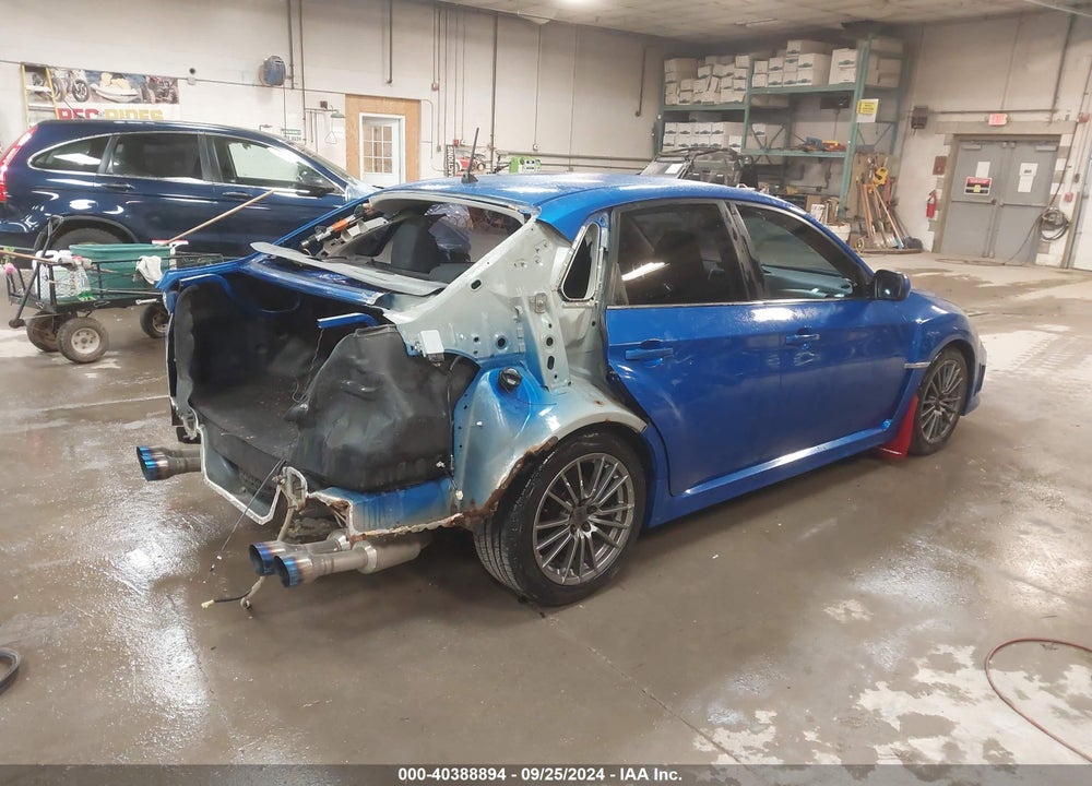 2011 SUBARU IMPREZA WRX VIN: JF1GV7E69BG508814