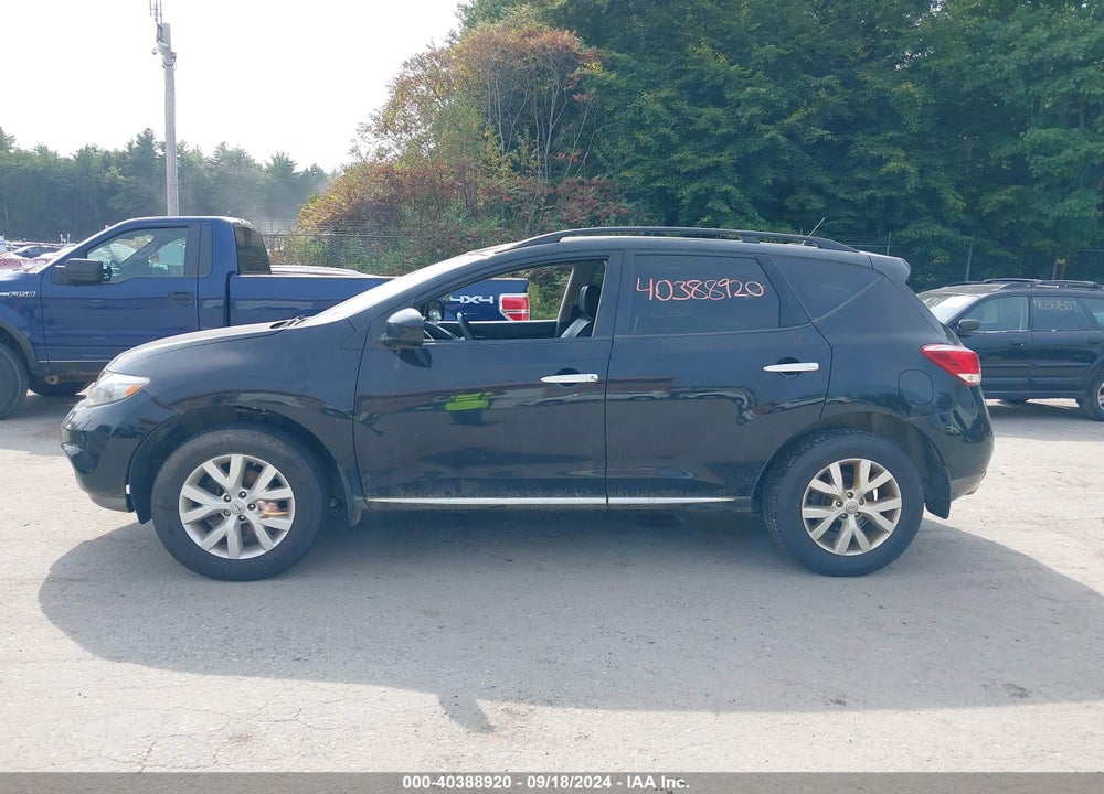 2012 NISSAN MURANO SL VIN: JN8AZ1MW1CW234703