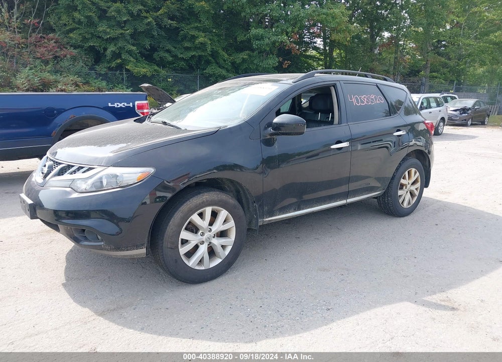 2012 NISSAN MURANO SL VIN: JN8AZ1MW1CW234703