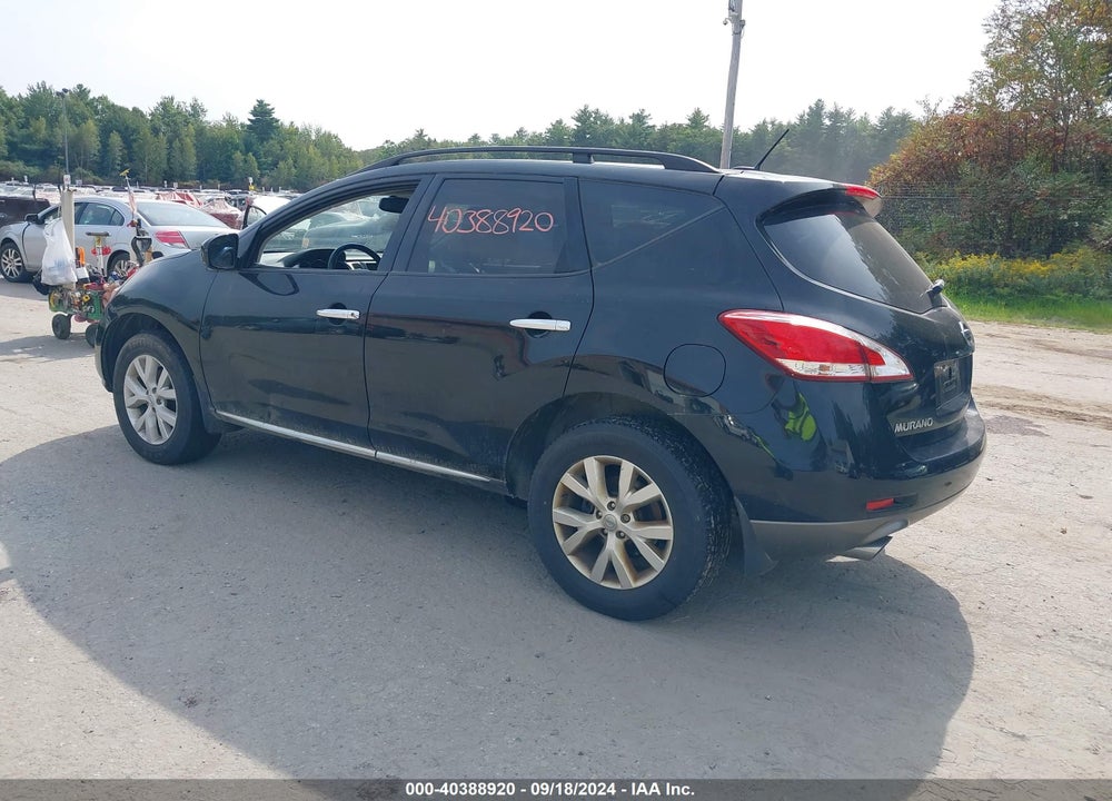 2012 NISSAN MURANO SL VIN: JN8AZ1MW1CW234703