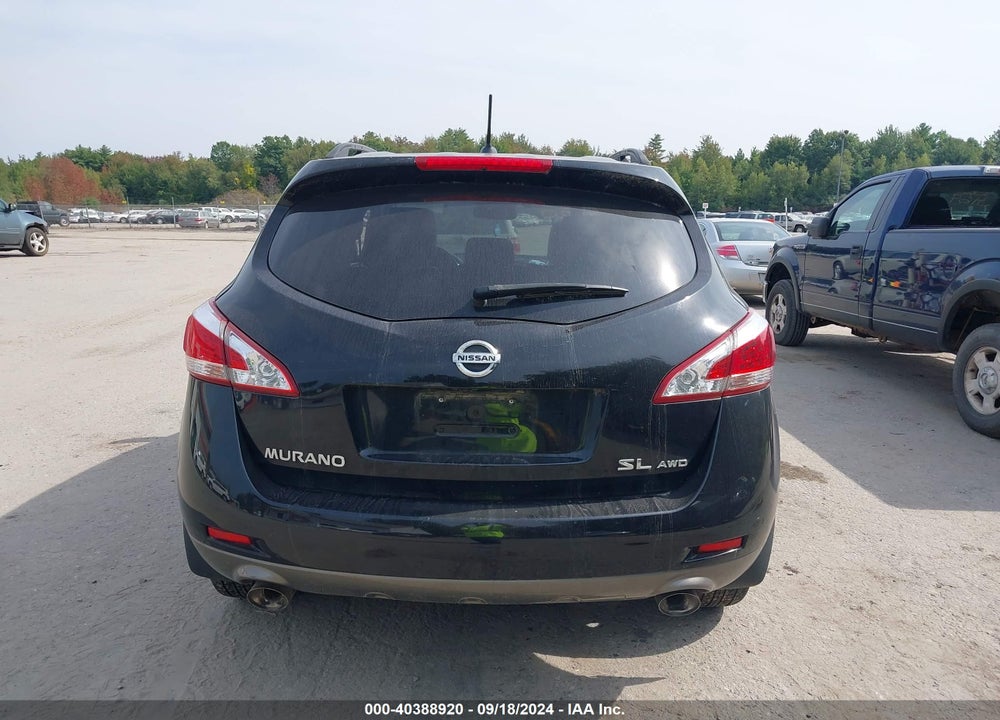 2012 NISSAN MURANO SL VIN: JN8AZ1MW1CW234703