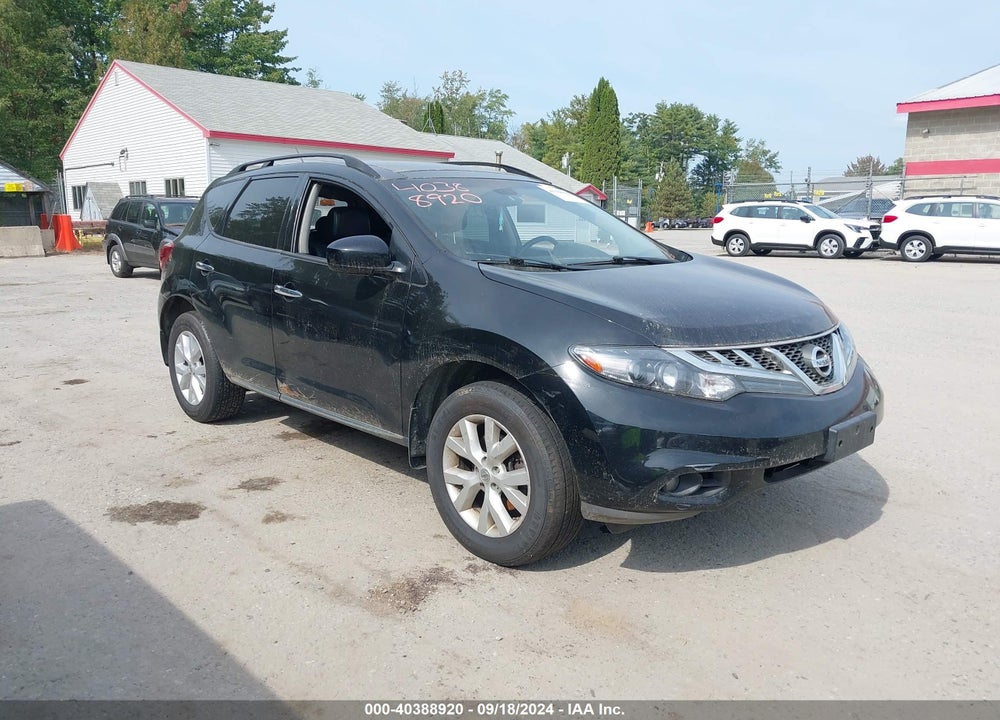 2012 NISSAN MURANO SL VIN: JN8AZ1MW1CW234703
