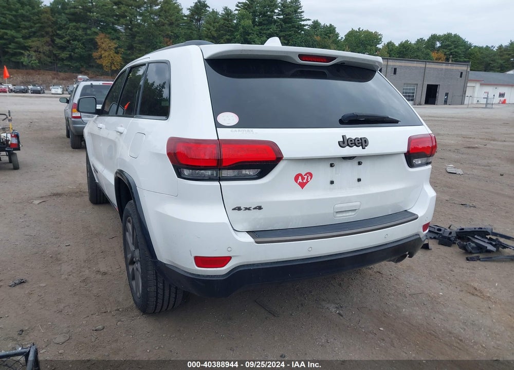 2016 JEEP GRAND CHEROKEE LIMITED 75TH ANNIVERSARY VIN: 1C4RJFBGXGC365201