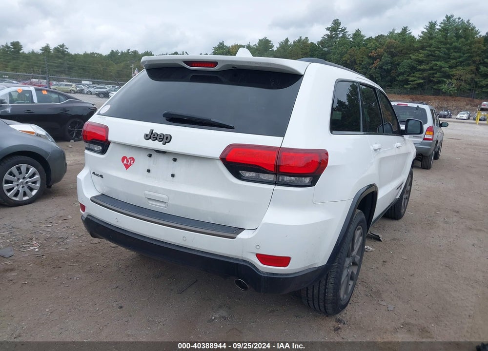 2016 JEEP GRAND CHEROKEE LIMITED 75TH ANNIVERSARY VIN: 1C4RJFBGXGC365201