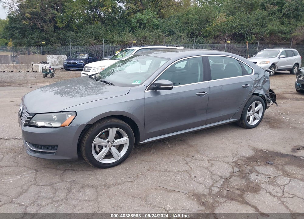 2013 VOLKSWAGEN PASSAT 2.5L SE VIN: 1VWBP7A36DC003282