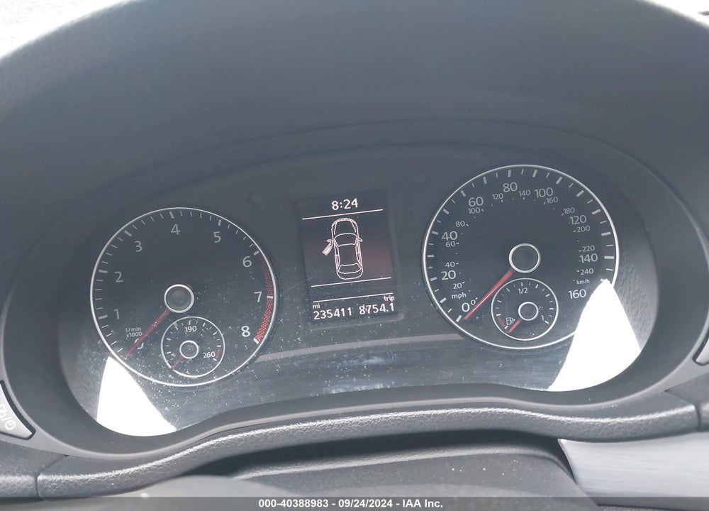 2013 VOLKSWAGEN PASSAT 2.5L SE VIN: 1VWBP7A36DC003282