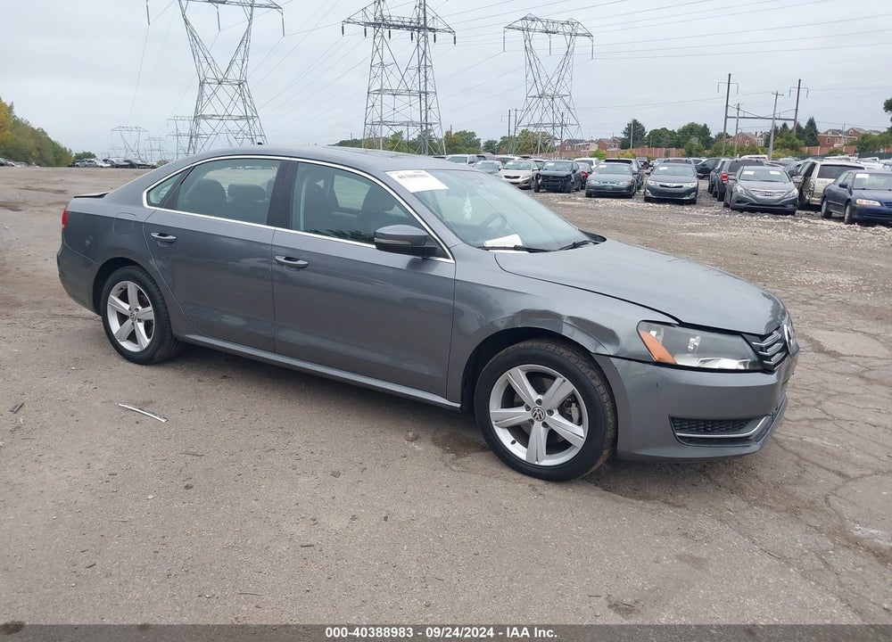 2013 VOLKSWAGEN PASSAT 2.5L SE VIN: 1VWBP7A36DC003282