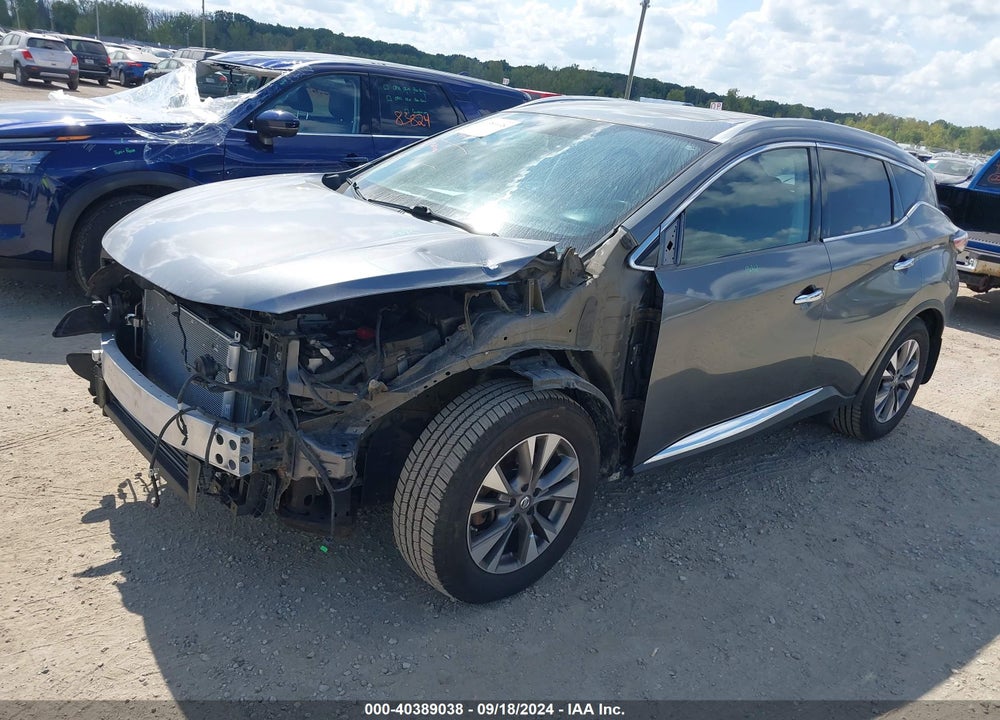 2017 NISSAN MURANO PLATINUM/S/SL/SV VIN: 5N1AZ2MHXHN118704