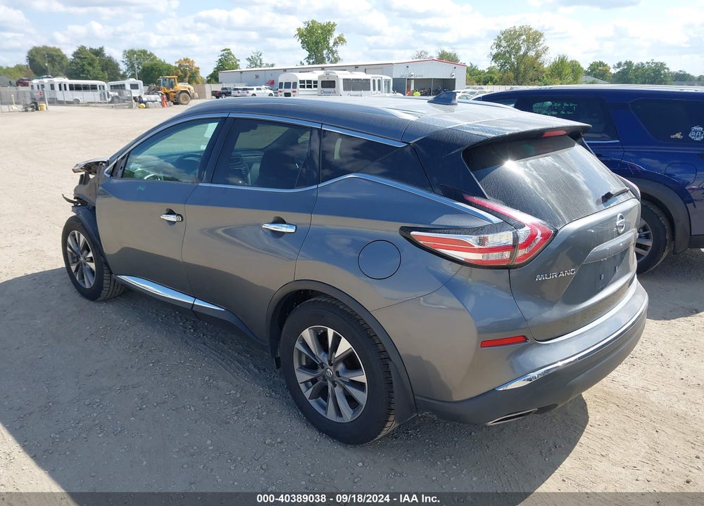 2017 NISSAN MURANO PLATINUM/S/SL/SV VIN: 5N1AZ2MHXHN118704