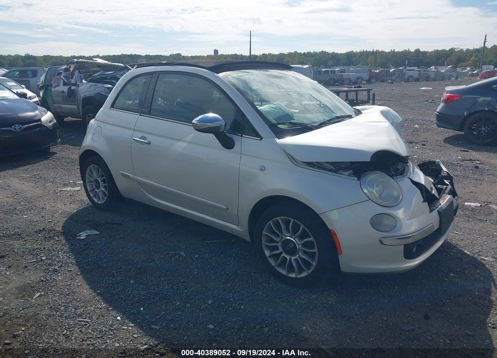 2012 FIAT 500C LOUNGE VIN: 3C3CFFER9CT109140