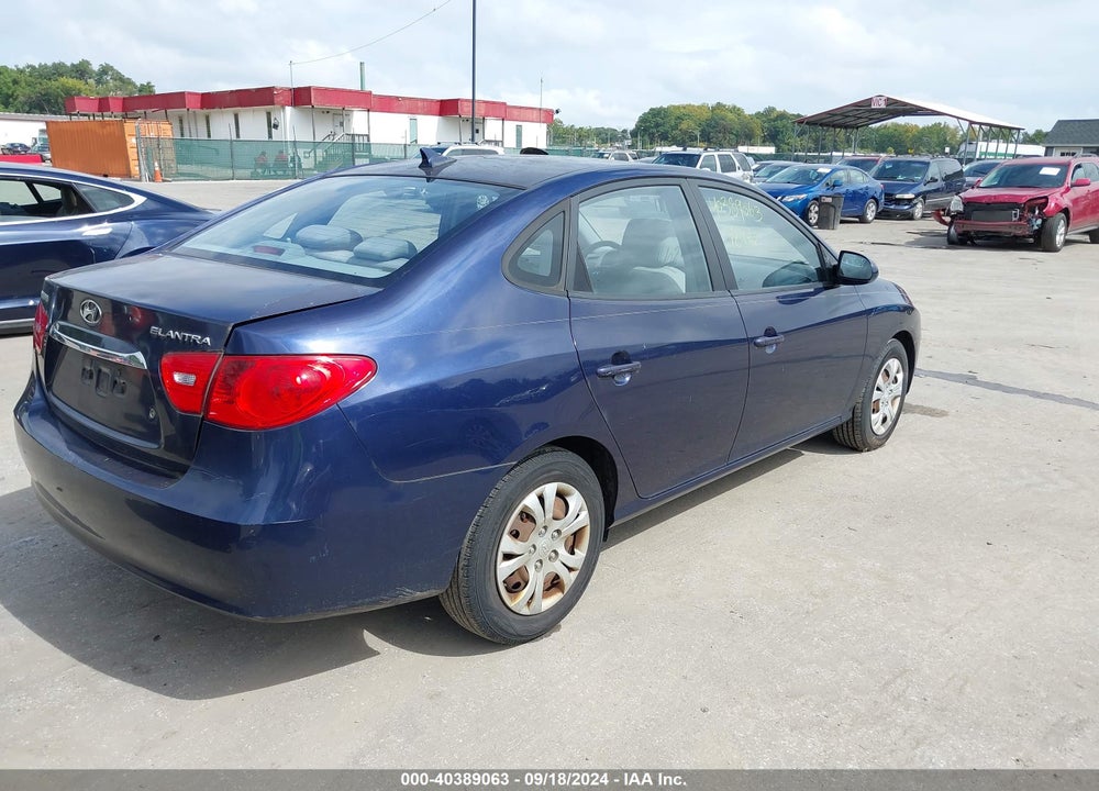 2010 HYUNDAI ELANTRA GLS VIN: KMHDU4AD3AU994681