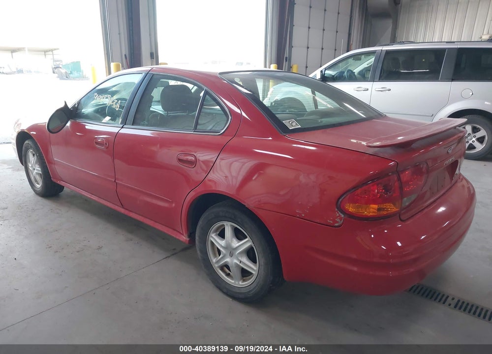 2003 OLDSMOBILE ALERO GL1 VIN: 1G3NL52F63C189168