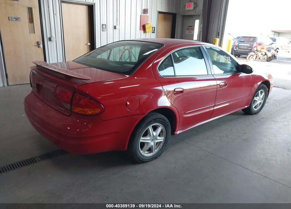2003 OLDSMOBILE ALERO GL1 VIN: 1G3NL52F63C189168