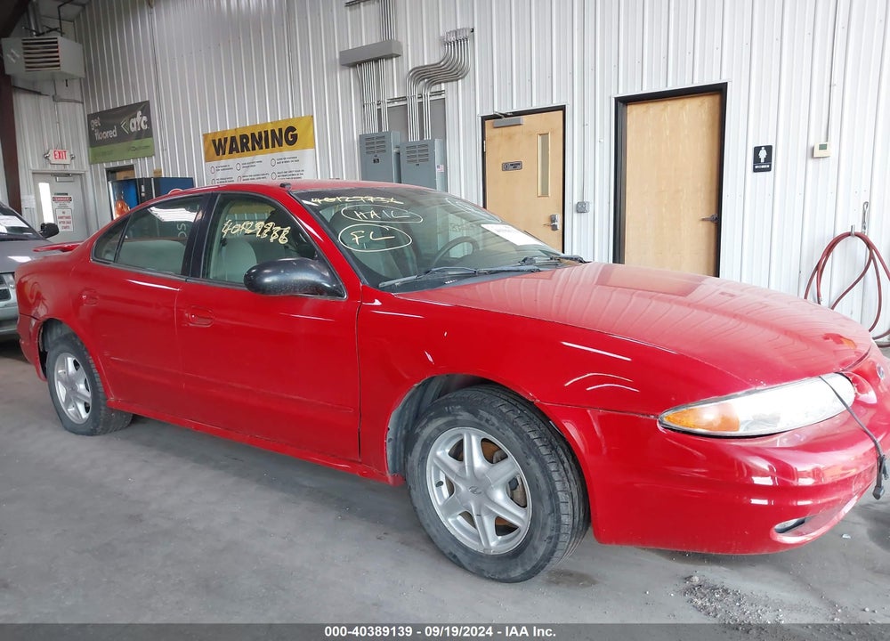 2003 OLDSMOBILE ALERO GL1 VIN: 1G3NL52F63C189168