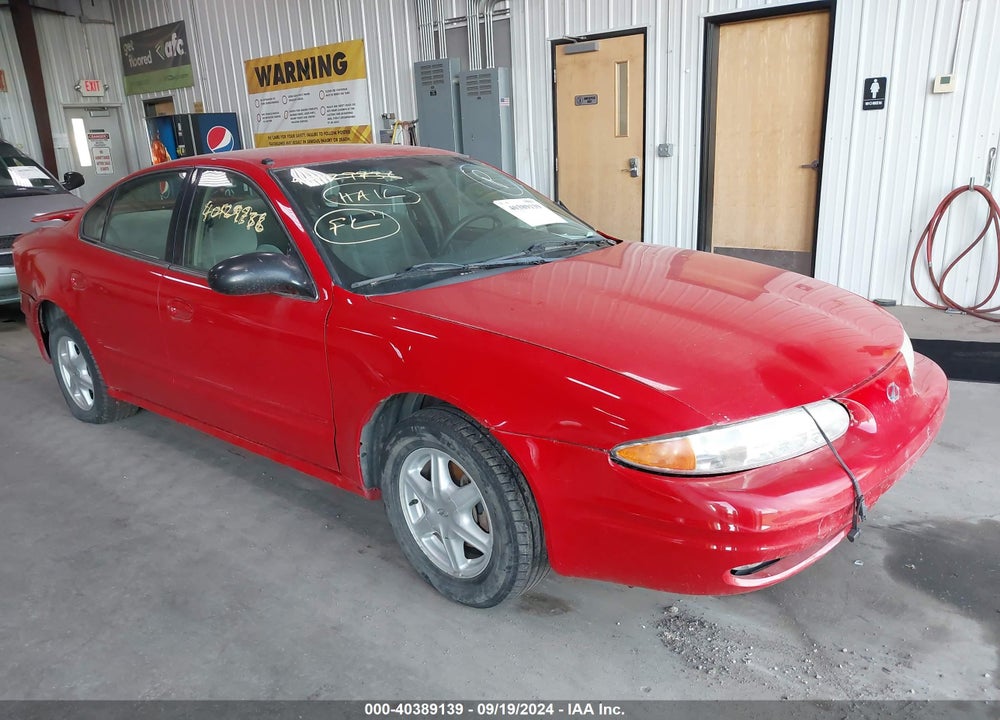 2003 OLDSMOBILE ALERO GL1 VIN: 1G3NL52F63C189168