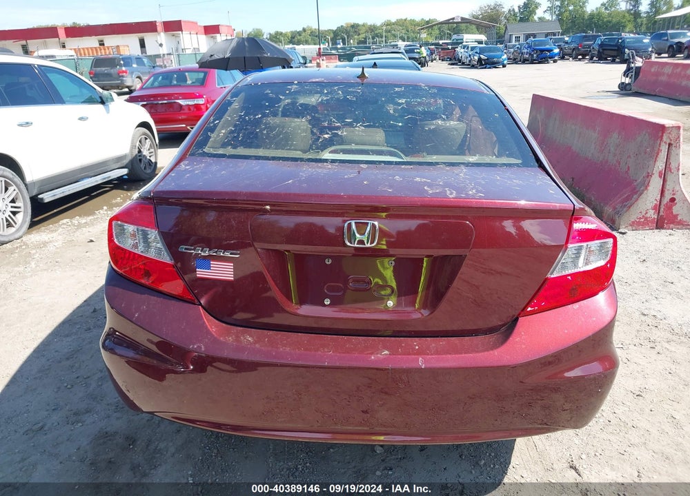 2012 HONDA CIVIC EX-L VIN: 19XFB2F99CE319883