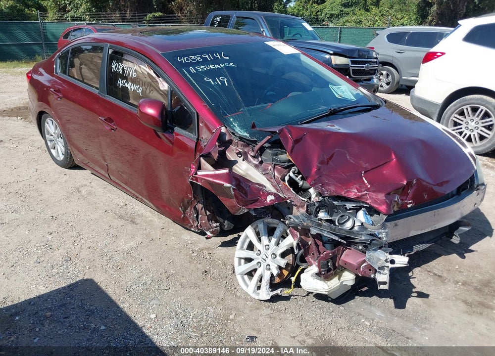 2012 HONDA CIVIC EX-L VIN: 19XFB2F99CE319883