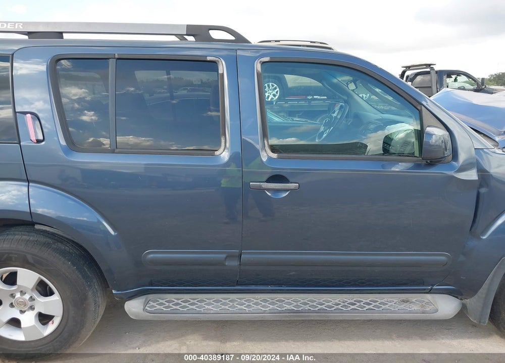 2005 NISSAN PATHFINDER SE VIN: 5N1AR18U25C760908