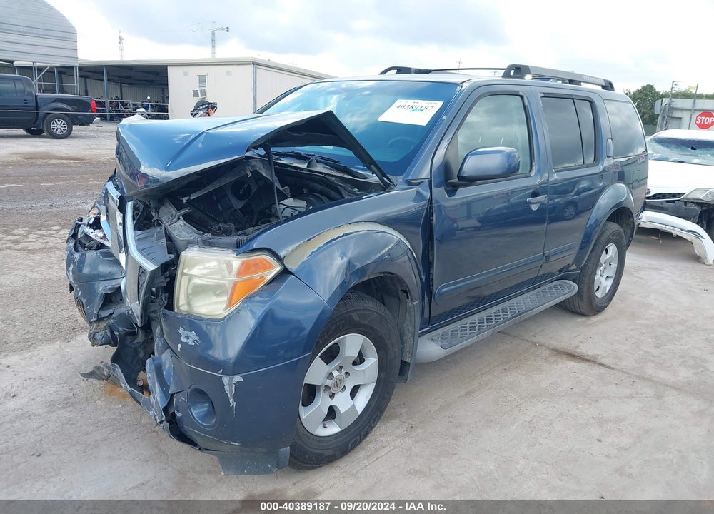 2005 NISSAN PATHFINDER SE VIN: 5N1AR18U25C760908
