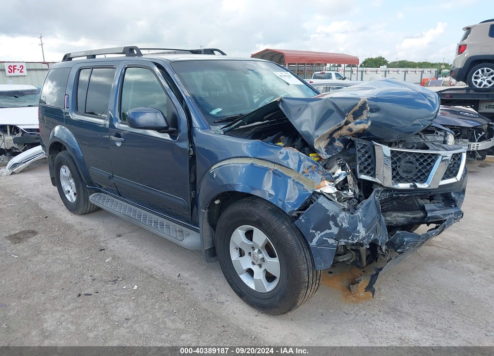 2005 NISSAN PATHFINDER SE VIN: 5N1AR18U25C760908