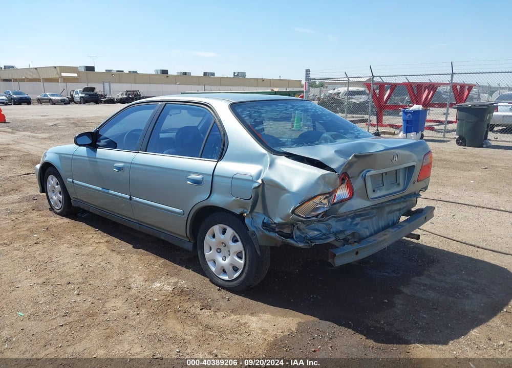 2000 HONDA CIVIC VALUE PACKAGE VIN: 2HGEJ6615YH590016