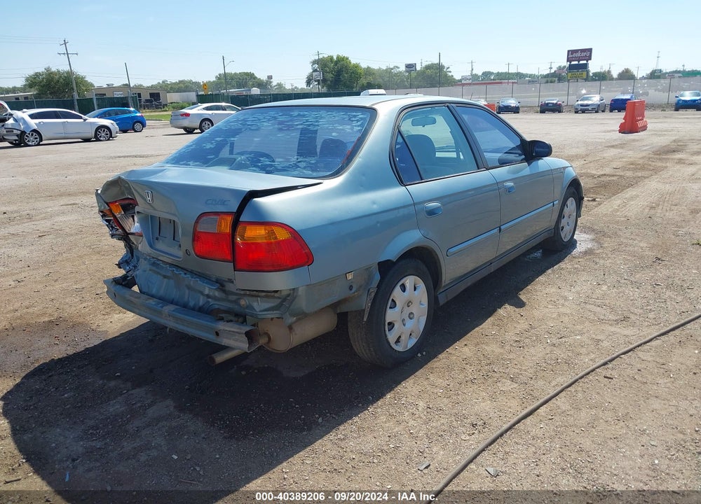 2000 HONDA CIVIC VALUE PACKAGE VIN: 2HGEJ6615YH590016