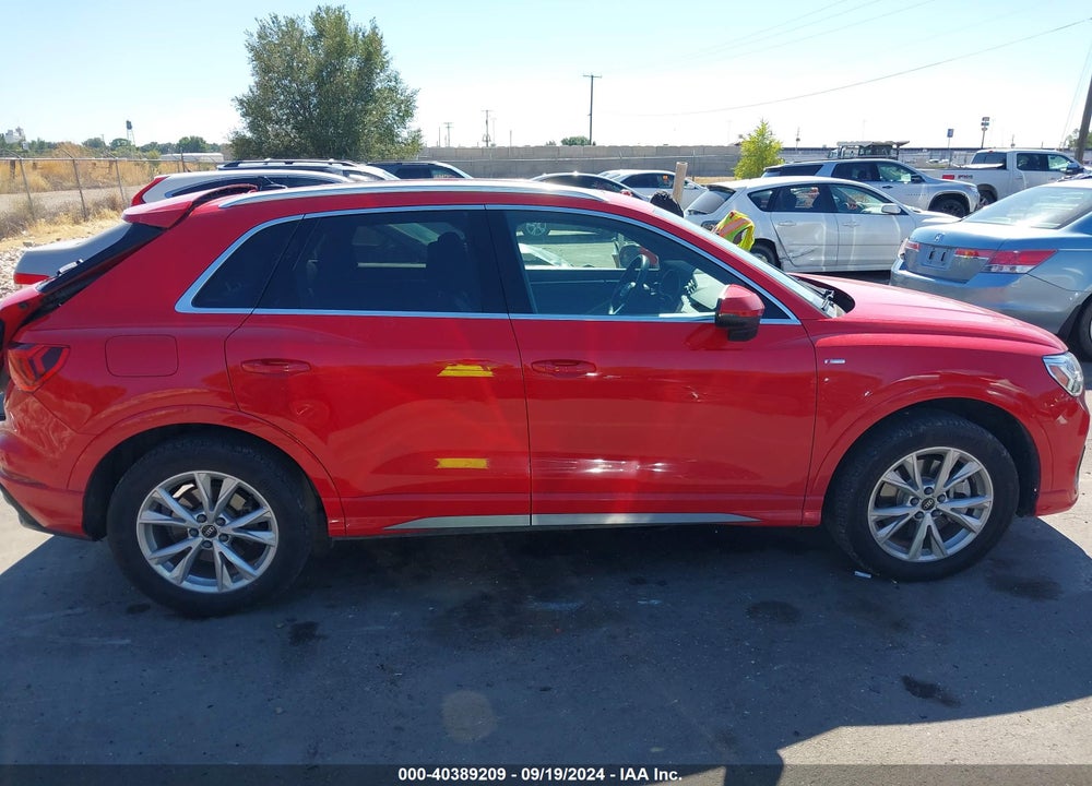 2022 AUDI Q3 PREMIUM PLUS 45 TFSI S LINE QUATTRO TIPTRONIC VIN: WA1EECF3XN1093079