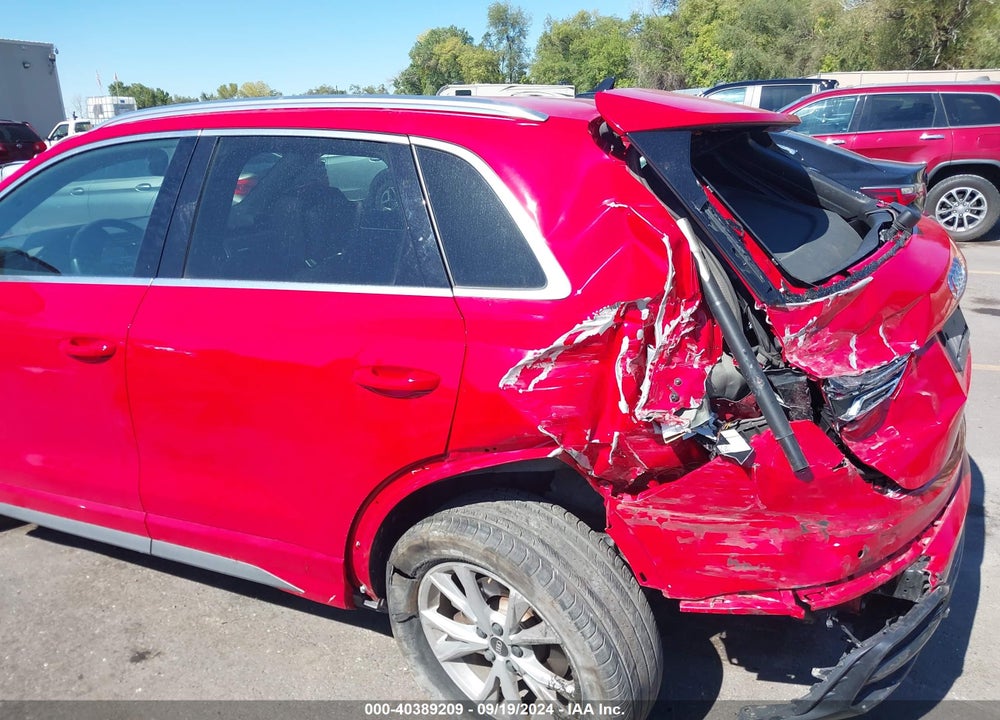 2022 AUDI Q3 PREMIUM PLUS 45 TFSI S LINE QUATTRO TIPTRONIC VIN: WA1EECF3XN1093079