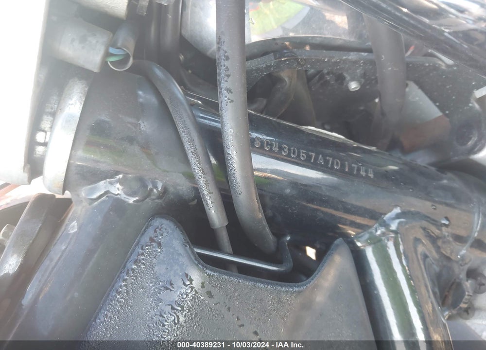 2007 HONDA VT1100 C2 VIN: 1HFSC43057A701744