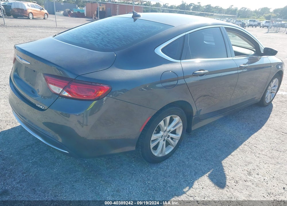 2017 CHRYSLER 200 LIMITED PLATINUM VIN: 1C3CCCAB7HN505333