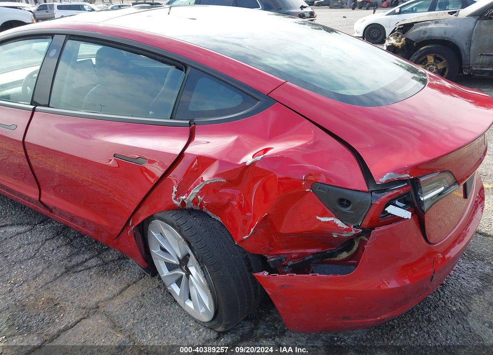2022 TESLA MODEL 3 VIN: 5YJ3E1EAXNF254636