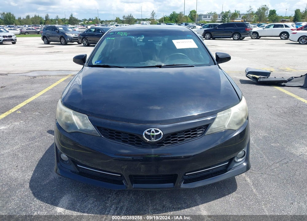 2012 TOYOTA CAMRY SE VIN: 4T1BF1FKXCU111105