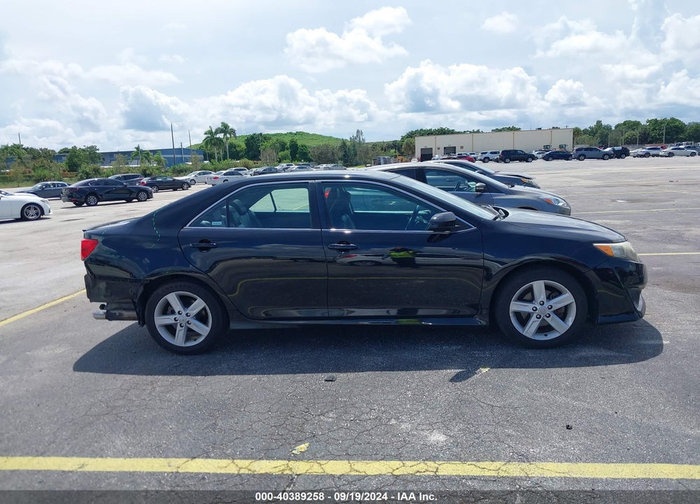 2012 TOYOTA CAMRY SE VIN: 4T1BF1FKXCU111105