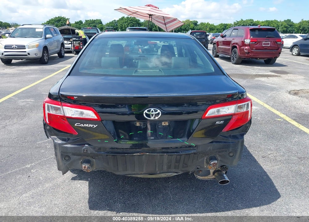 2012 TOYOTA CAMRY SE VIN: 4T1BF1FKXCU111105